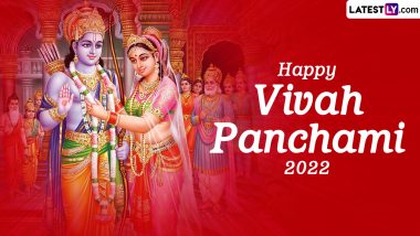 Vivah Panchami 2022 Wishes and Greetings: WhatsApp Messages and Happy Ram Vivah Images To Celebrate Marriage of Lord Rama and Goddess Sita