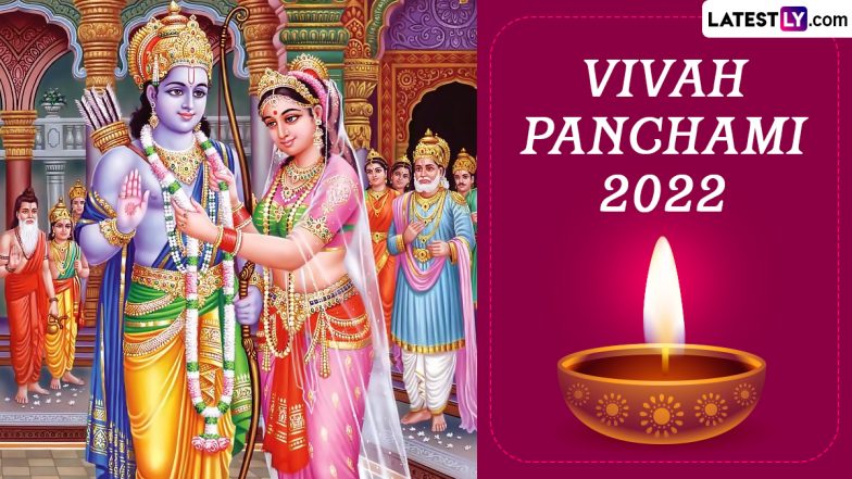 Happy Vivah Panchami 2022 Images and Ram Vivah HD Wallpapers for Free Download Online: Share Wishes, Greetings and WhatsApp Messages With Family and Friends