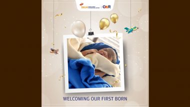 Delhi: Karnataka-Bound Couple Welcomes Baby Boy at Terminal 3 of Indira Gandhi International Airport, See Adorable Pic of Newborn