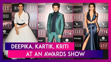 Deepika Padukone, Kartik Aaryan, Kriti Sanon, Janhvi Kapoor & Others Grace An Awards Show In Style!