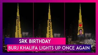 Burj Khalifa Lights Up Once Again To Honour Shah Rukh Khan On His 57th Birthday, Wishes Pathaan On His Special Day