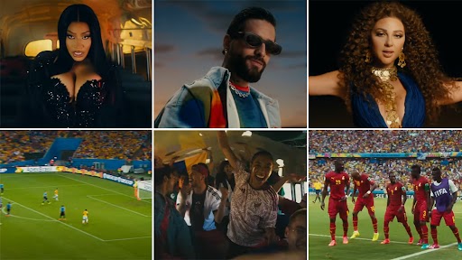 FIFA World Cup 2022 Anthem: Nicki Minaj, Maluma and Myriam Feature in 'Tukoh Taka' Football WC Song (Watch Video)