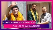 Gujarat Assembly Elections 2022: Full List Of Aam Aadmi Party (AAP) Candidates And Constituency Names