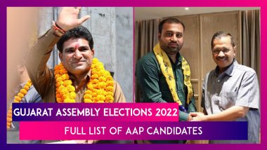 Gujarat Assembly Elections 2022: Full List Of Aam Aadmi Party (AAP) Candidates And Constituency Names