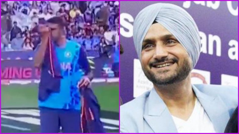 'Ash What Are You Smelling' Harbhajan Singh Tweets to Ravi Ashwin After Indian Spinner's Practice Jacket Sniffing Video Goes Viral