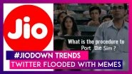 Jio Outage: #Jiodown Trends After Reliance&rsquo;s Telecom Service Goes Down; Twitter Flooded With Memes