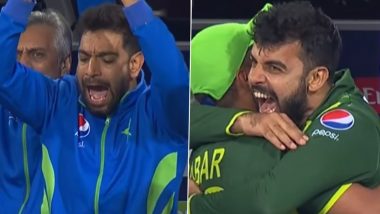 Pakistan Winning Moments Video: Watch How Players Celebrated Their Entry into T20 World Cup 2022 Final After Win Over Kiwis