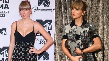 MTV Europe Music Awards 2022: Taylor Swift Wins Big in Germany at the EMAs, Bags the Best Artist and 3 Other Honours