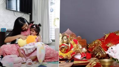 Charu Asopa – Rajeev Sen Separation: Actress Finally Moves Into Her New Pad With Daughter Ziana Sen; Says, ‘Home Is Where You Live With Family’ (Watch Video)