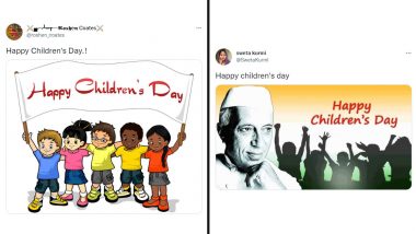 Children's Day 2022 Images & Wishes: Netizens Celebrate 14 November By Sharing Quotes, HD Wallpapers of Pandit Jawaharlal Nehru and Greetings of The Annual Occasion on Twitter 