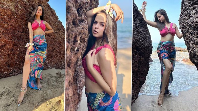 Palak Sindhwani Aka Sonu From Taarak Mehta Ka Ooltah Chashmah Gives Perfect Vacay Goals As She Poses in a Bikini Top and High Slit Sarong! (View Pics)