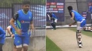 Babar Azam Bowls to Mohammad Rizwan in the Nets As Pakistan Gear Up for T20 World Cup 2022 Final Against England (Watch Video)