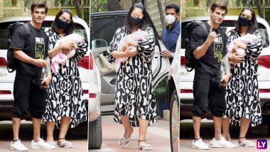 Bipasha Basu and Karan Singh Grover Arrive Home With Their Daughter Devi; Couple Poses for Paparazzi With Their Baby Girl (View Pics & Video)