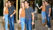 Sussanne Khan and Arslan Goni Pose Together for the Paparazzi as They Attend Bunty Sajdeh&rsquo;s Party (Watch Video)