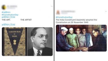 Samvidhan Diwas 2022 Greetings & Pictures: Netizens Share Constitution Day Wishes, Sayings, Images and Quotes To Wish Everybody on The Momentous Occasion 