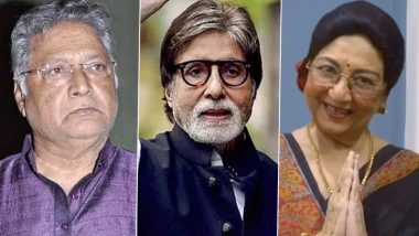 Amitabh Bachchan Pays Tribute to Vikram Gokhale, Tabassum, Says 'Artists of Huge Merit Leave Us Day by Day'