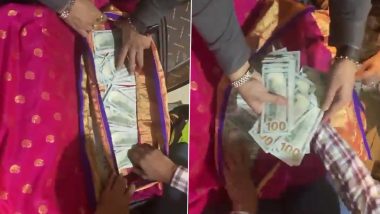 Mumbai: $4,97,000 Worth Around Rs 4.10 Crore Seized From Passengers' Saree, Shoes at Chhatrapati Shivaji Maharaj Airport; Probe Underway (Watch Video)