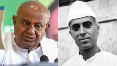 Pandit Jawaharlal Nehru a True Secular Democrat, Says Deve Gowda on India's First Prime Minister's Birth Anniversary