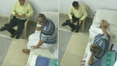Delhi: Satyendar Jain Seen Interacting With Tihar Jail Superintendent Ajit Kumar, Others in Purported CCTV Video