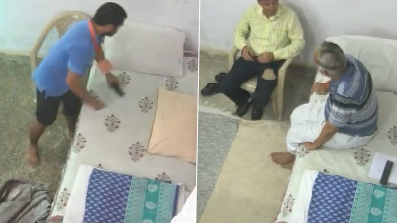 Satyendar Jain Tihar Jail Footage: Latest CCTV Video Shows House-Keeping Service Being Provided to Cell of AAP Leader