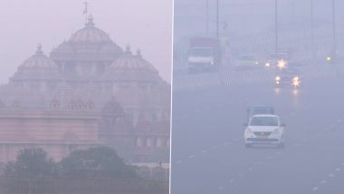 Delhi Weather Update Today, December 26: Cold Wave Hits National Capital As Mercury Falls, Dense Fog Lowers Visibility; Traffic, Trains Affected
