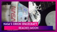 NASA&rsquo;s Orion Spacecraft Reaches Moon, Completes Its Lunar Flyby