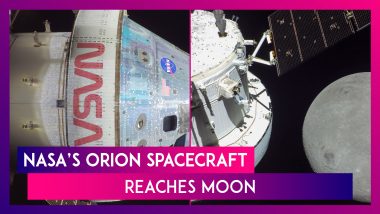 NASA’s Orion Spacecraft Reaches Moon, Completes Its Lunar Flyby