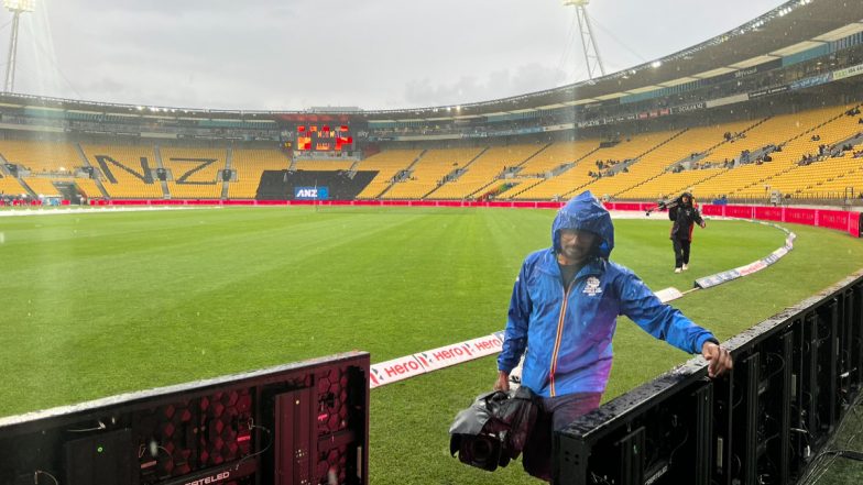 India vs New Zealand 1st T20I 2022 Toss Delayed Due to Rain in Wellington