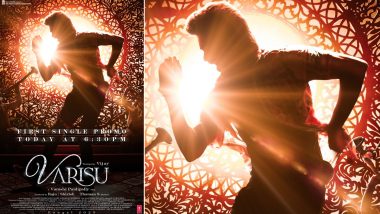 Varisu: First Single Promo From Thalapathy Vijay, Rashmika Mandanna’s Film To Be Out Today! (View Poster)