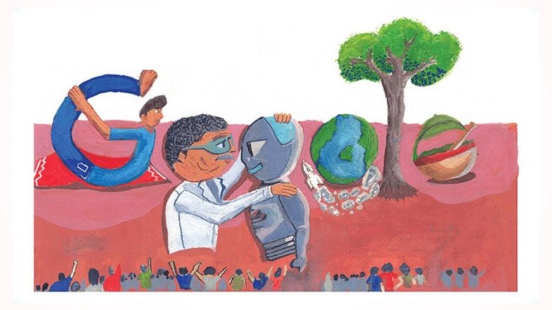 Doodle for Google Competition 2022 Winner is Kolkata's Shlok Mukherjee Who Made Thoughtful Artwork Under The Title 'India On The Center Stage'; View Tweet