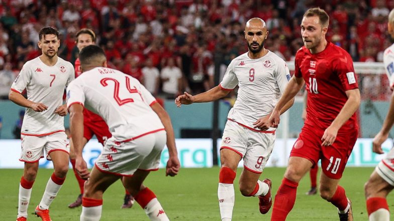 Denmark 0-0 Tunisia, FIFA World Cup 2022: Stubborn Tunisia Frustrate Denmark in Group D Opener (Watch Video Highlights)