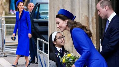 Princess of Wales Kate Middleton Dresses in Ukrainian Flag Colours to Meet Refugee Families