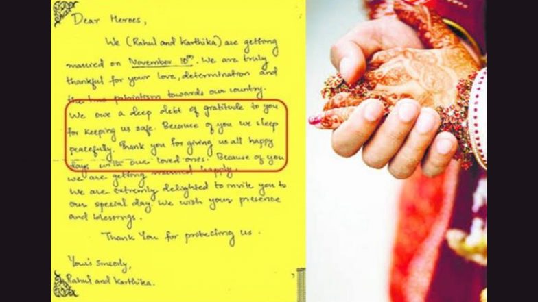 Kerala Couple Invites Army to Wedding, Gets Felicitated at Pangode Military Station
