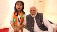PM Narendra Modi Moved by 7-Year-Old Adhyaba Jadeja&rsquo;s Verses on BJP Government in Gujarat; Says &lsquo;Very Nice Bitua&rsquo; (Watch Video)
