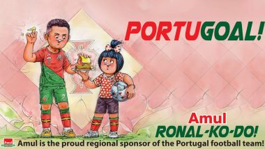 Amul Announces Itself As Regional Sponsor of Portugal Football Team With Interesting Topical (Check Post)