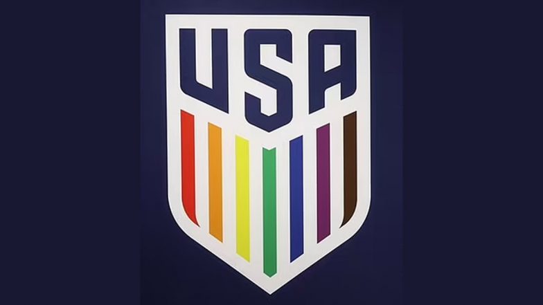 USA Redesign Football Team Logo for FIFA World Cup 2022 in Qatar, New Crest Features Seven Rainbow-Coloured Stripes