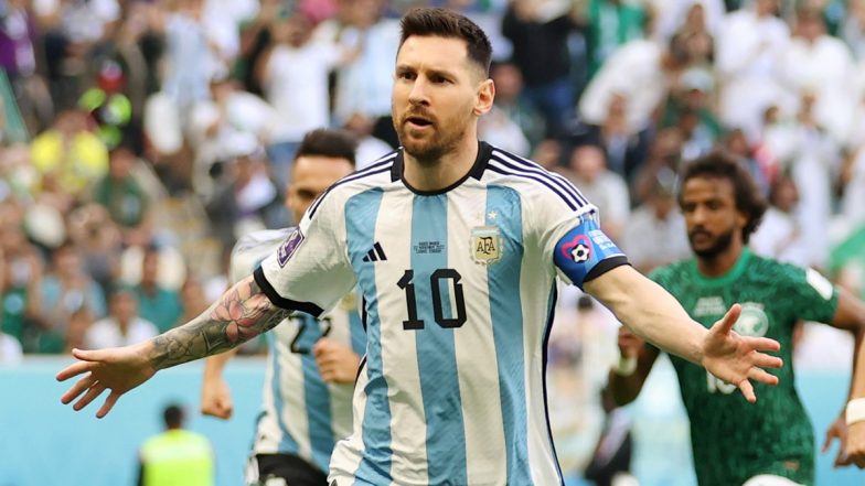 Lionel Messi Goal Video: Watch Argentina Captain Net an Opener Against Australia in FIFA World Cup 2022 Round of 16 Game