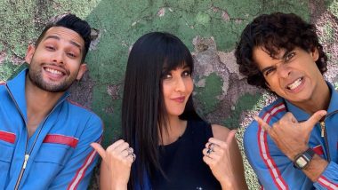 Phone Bhoot: Katrina Kaif poses with Siddhant Chaturvedi and Ishaan Khatter, shares her excitement for the release of the horror-comedy! (View Pic)