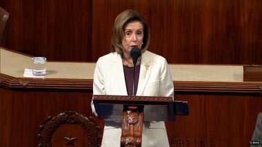 US House Speaker Nancy Pelosi Announces To Step Down After Leading Democrats for Nearly 20 Years (Watch Video)