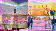 Sanju Samson Fans Display Banners at FIFA World Cup 2022 in Support of the Indian Cricket (See Pics)