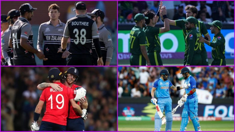 ICC T20 World Cup 2022 Semifinals Schedule, Who Plays Who? Match Timings in IST, Venues and Teams for Semis 1 and 2