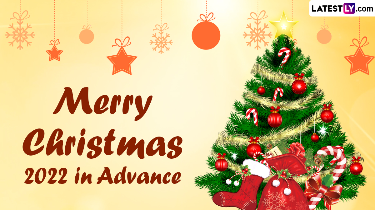 Merry Christmas 2022 Wishes in Advance: Share Greetings, WhatsApp ...
