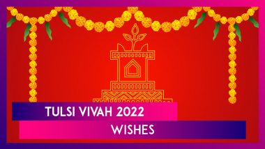 Happy Tulsi Vivah 2022 Wishes: Share Greetings for the Marriage Ceremony of Tulsi With Lord Vishnu