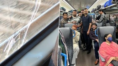 Gujarat Railway Police Refute Claim That Stone Was Pelted on Vande Bharat Train To Hurt AIMIM Chief Asaduddin Owaisi