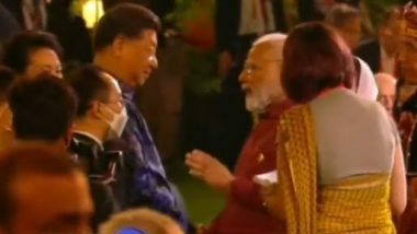PM Narendra Modi, China President Xi Jinping Shake Hands at Side Event at G20 Summit in Indonesia