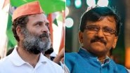 Rahul Gandhi Calls Up Sanjay Raut; Shiv Sena MP Says Such Gestures Becoming Rare in Times of Political Bitterness