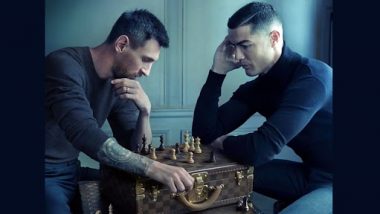 Behind-the-Scenes of Lionel Messi and Cristiano Ronaldo’s Iconic Picture Playing Chess (Watch Video)