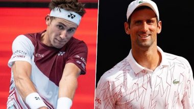 Casper Ruud vs Novak Djokovic, ATP World Tour Finals 2022 Live Streaming Online: Get Free Live Telecast of Men’s Singles Tennis Final Match in India?
