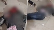Uttar Pradesh Shocker: Stray Dog Licks Blood of Injured Man Lying on Hospital Floor in Kushinagar; 6 Sacked After Video Goes Viral