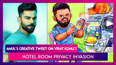 Amul’s Creative Tweet On Virat Kohli’s Hotel Room Privacy Invasion